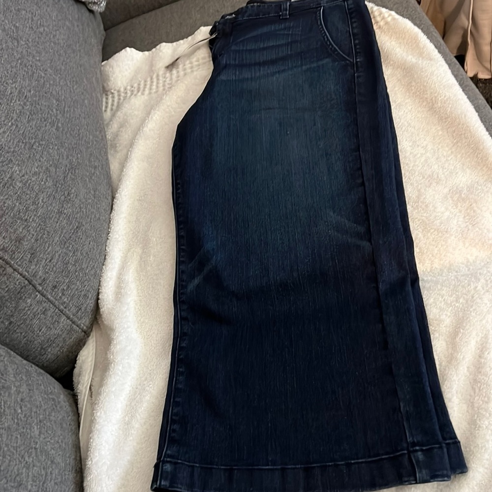 NWT Banana Republic Culottes Jeans Dark Denim